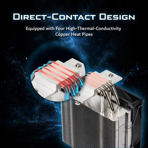 Kingcool Mikros ARGB 120mm CPU Air Cooler